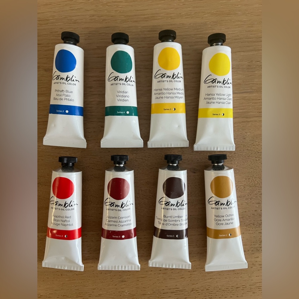 Gamblin artist grade oil paint
